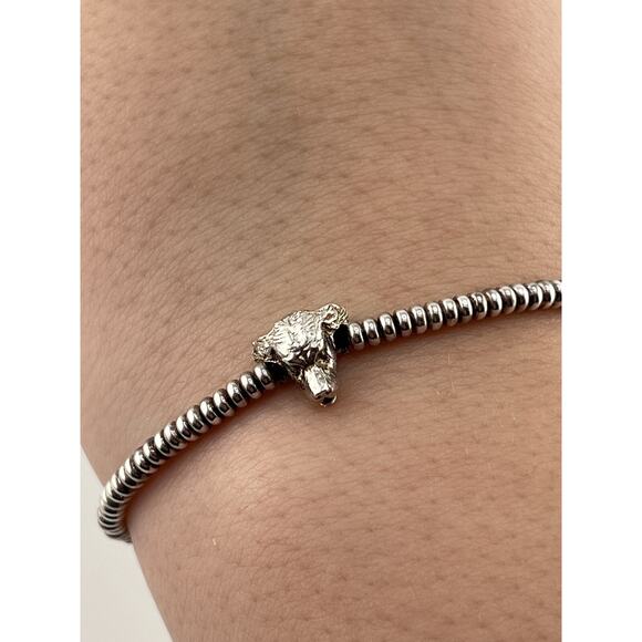 Dog Fever Sterling Silver 925 Dog Head Bracelet - Picture 1 of 16